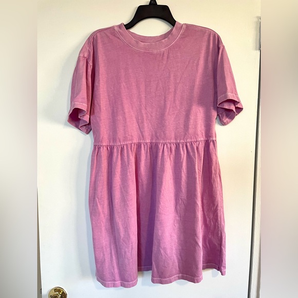 NORDSTROM BP BABYDOLL ORGANIC COTTON T-SHIRT DRESS - Picture 3 of 6